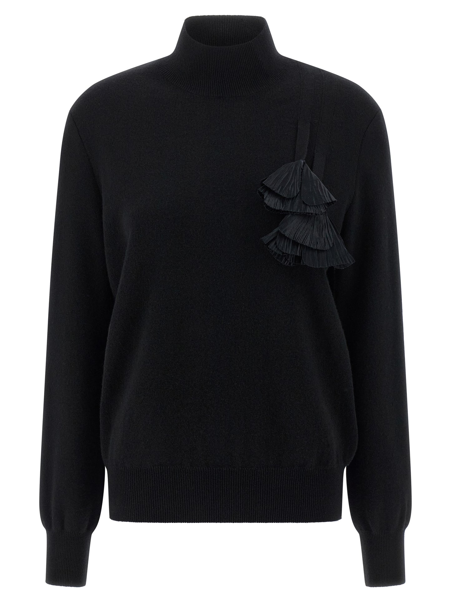 Ferragamo Black Virgin Wool Cardigan