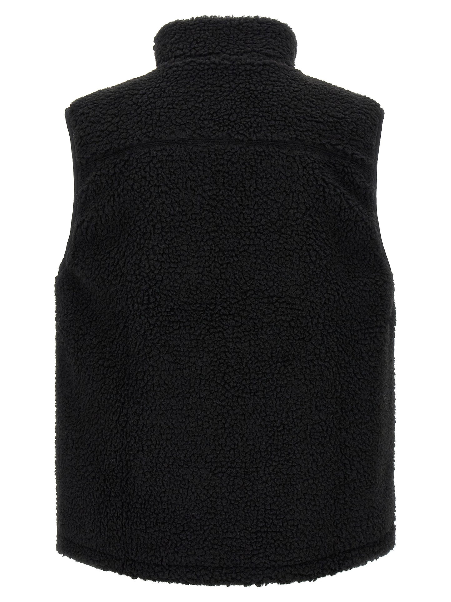Gramicci Black Polyester Sleeveless Jacket