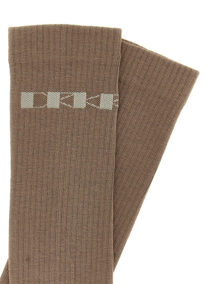 DRKSHDW Beige Cotton Socks