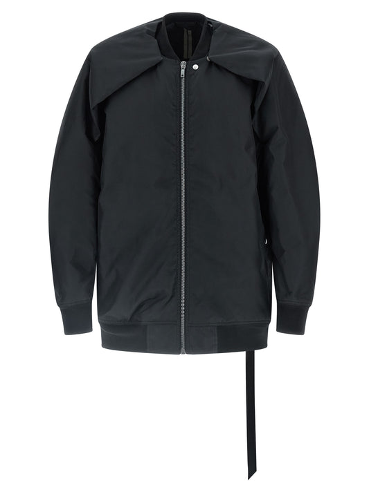 DRKSHDW Black Nylon Bomber