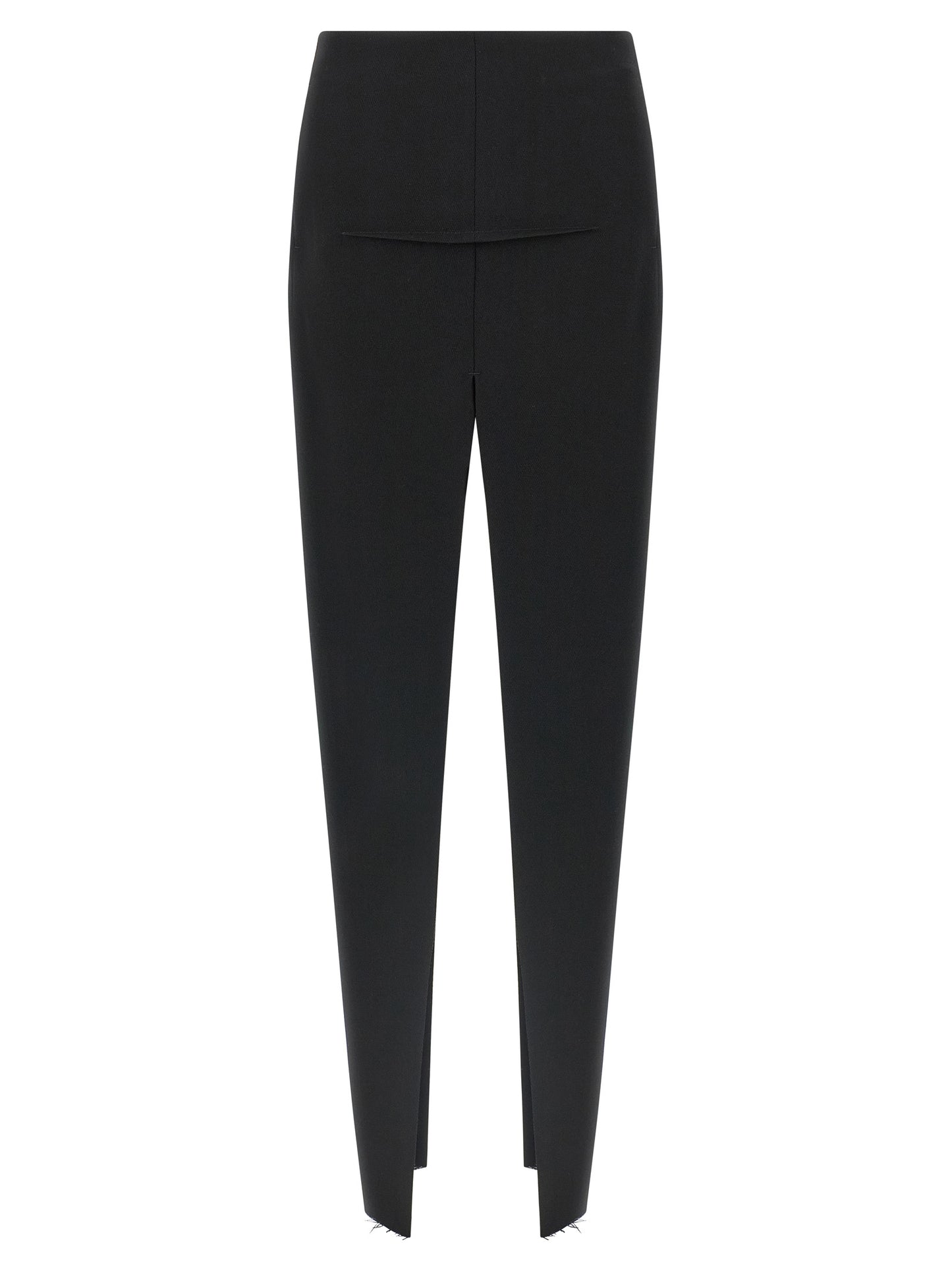 Rick Owens Black Virgin Wool Mini Skirt