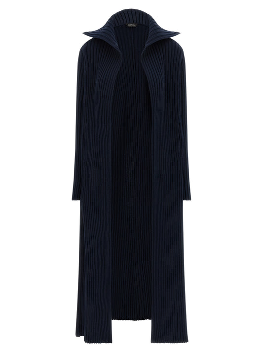 Balenciaga Blue Polyester Cardigan