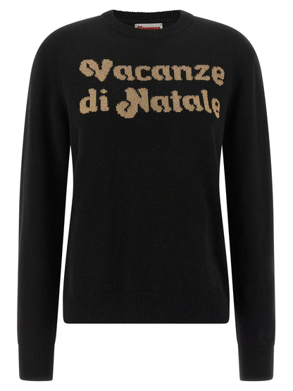 MC2 Saint Barth Black Wool Cardigan