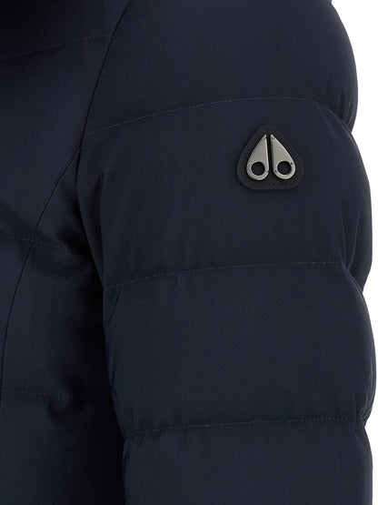 Moose Knuckles Blue Nylon Parka