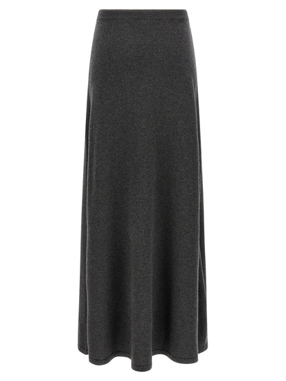 Balenciaga Gray Wool Mini Skirt
