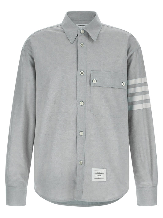 Thom Browne Gray Cotton Blouse