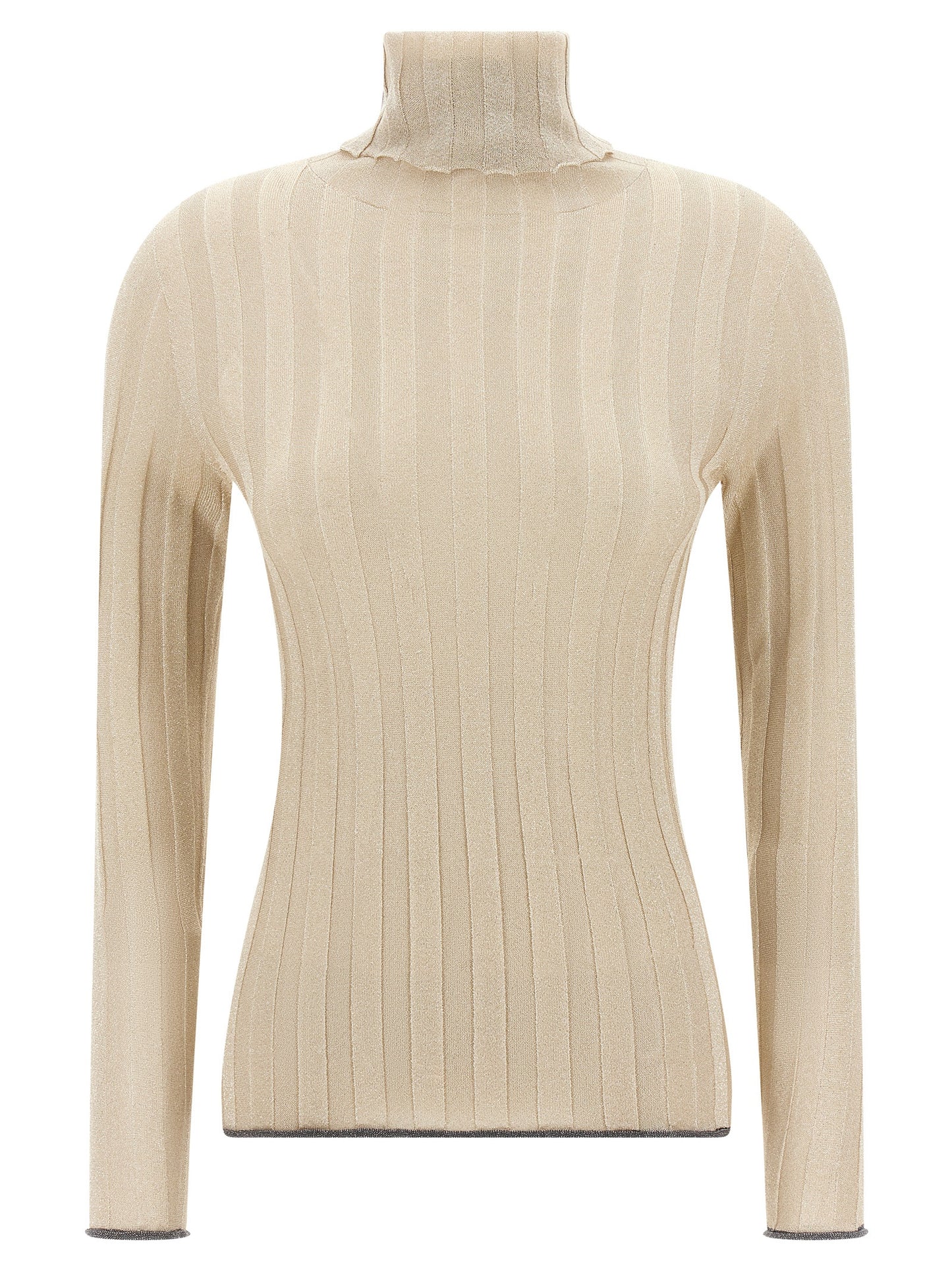 Fabiana Filippi Gold Viscose Cardigan