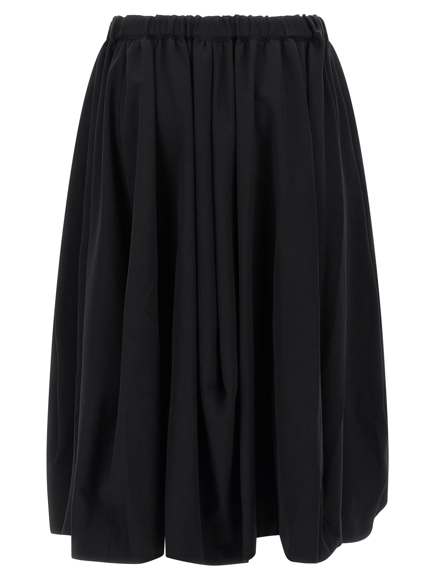 Comme Des Garçons Black Wool Mini Skirt