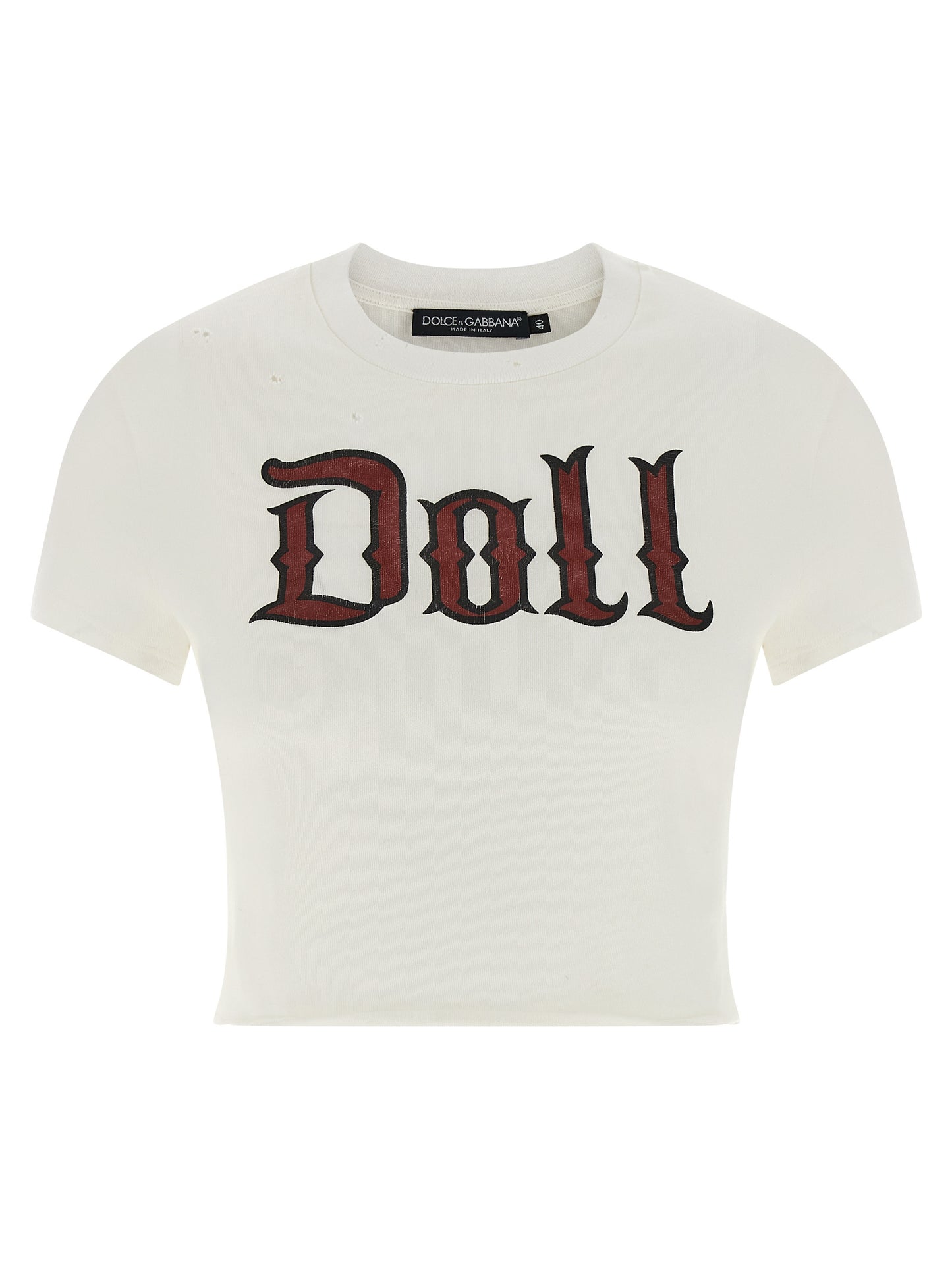 Dolce & Gabbana White Cotton T-Shirt