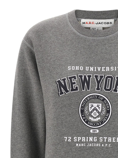 A.P.C. Gray Cotton Sweatshirt