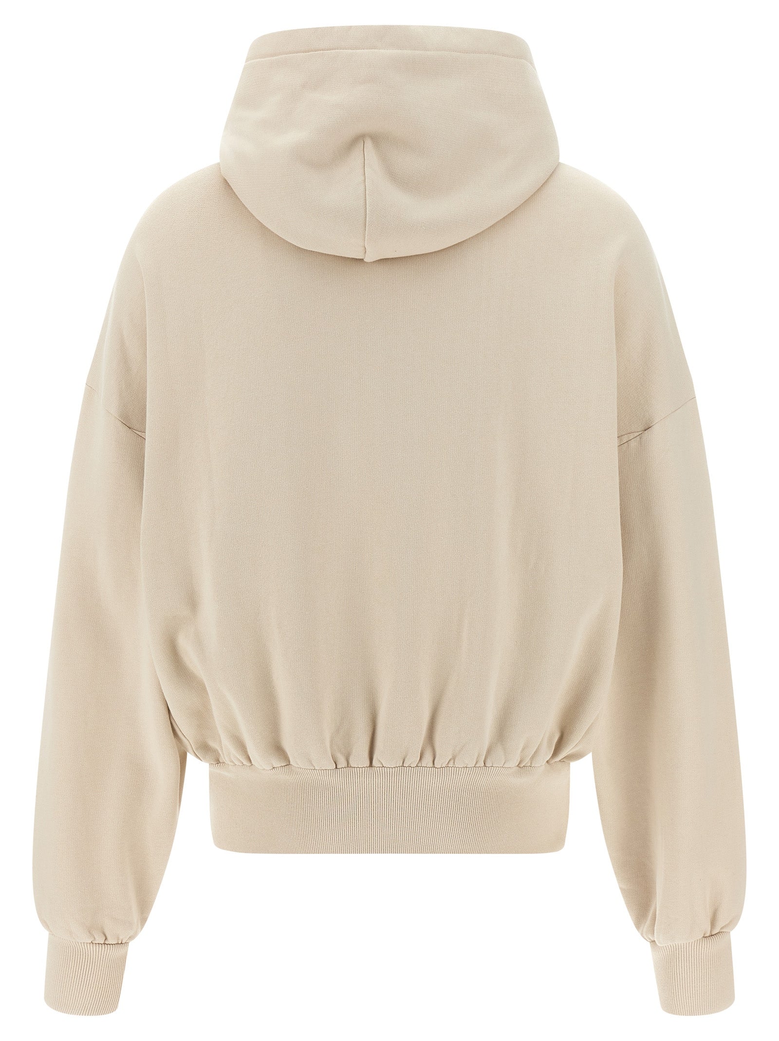 Sweatshirt Hoodie by Dolce & Gabbana for men in cotton beige & print features a edgy silhouette, detailed with a edgy hooded neckline and for a refined finish.