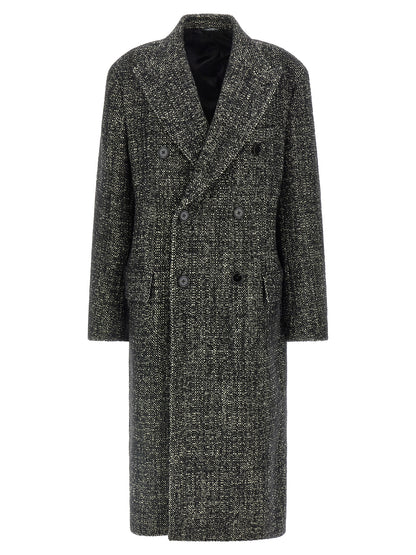 Dolce & Gabbana Bicolor Polyamide Coat