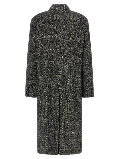 Dolce & Gabbana Bicolor Polyamide Coat