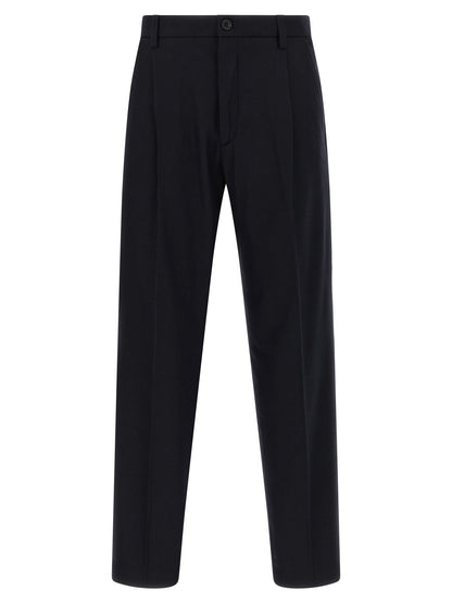 Department 5 Blue Wool Casual Pants
