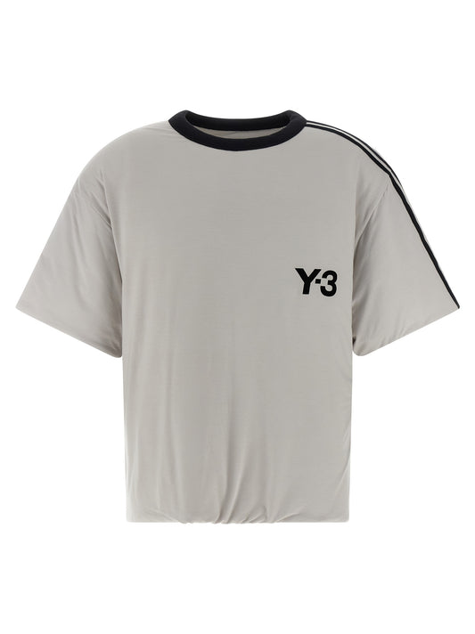 Y-3 Gray Lyocell T-Shirt