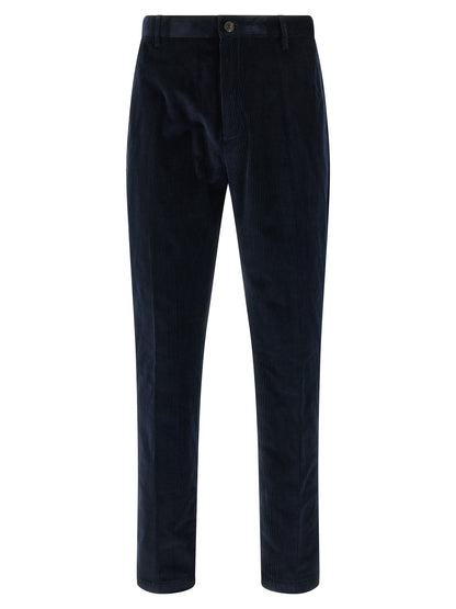 Department 5 Blue Cotton Casual Pants