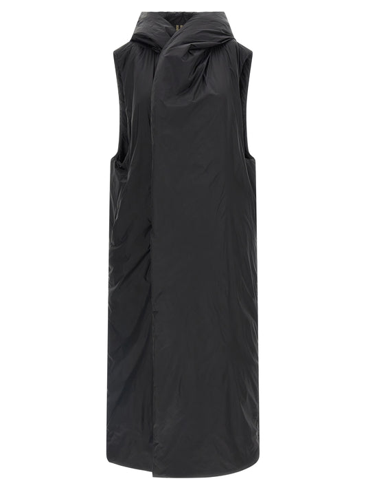 DRKSHDW Black Nylon Sleeveless Jacket