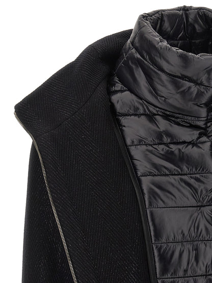 Herno Black Wool Coat