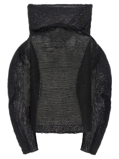 Issey Miyake Black Wool Sweatshirt