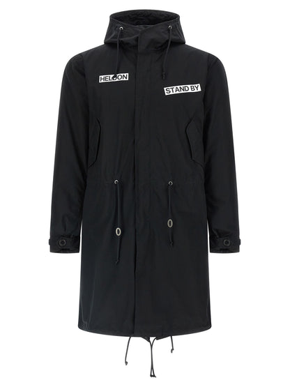 Undercover Black Cotton Parka