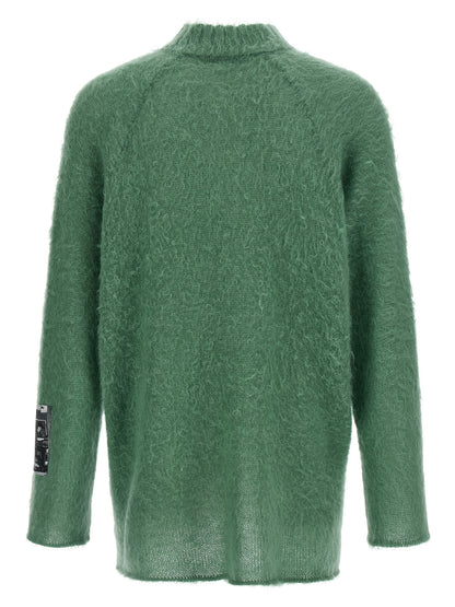 Undercover Bicolor Wool Cardigan