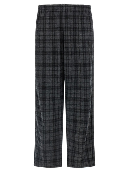 WILLY CHAVARRIA Gray Wool Casual Pants