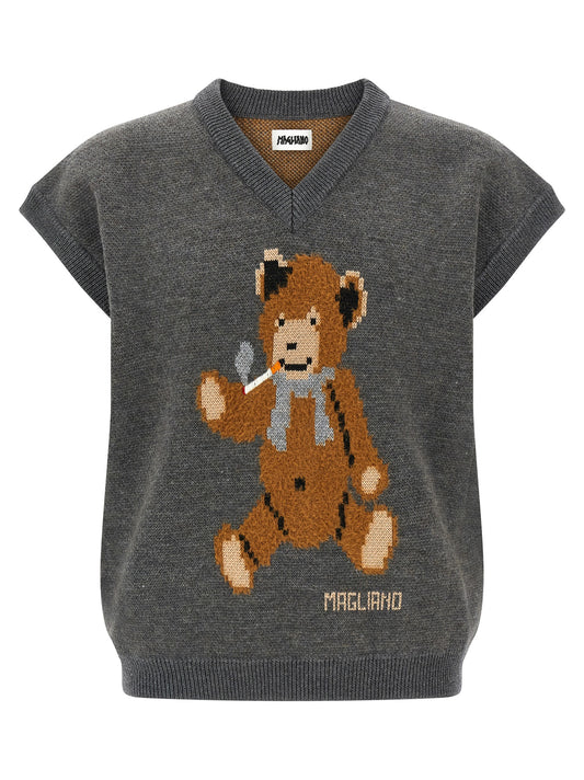 Magliano Gray Wool Sweatshirt