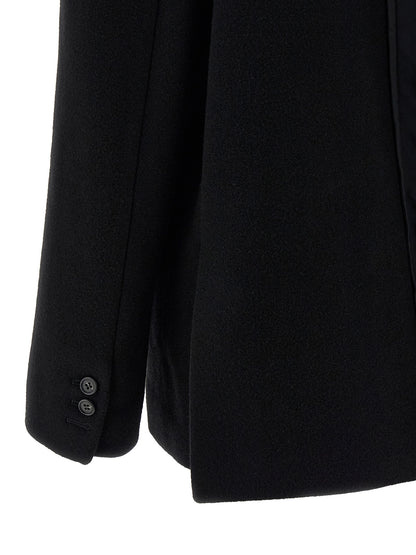 MM6 Maison Margiela Black Virgin Wool Blazer