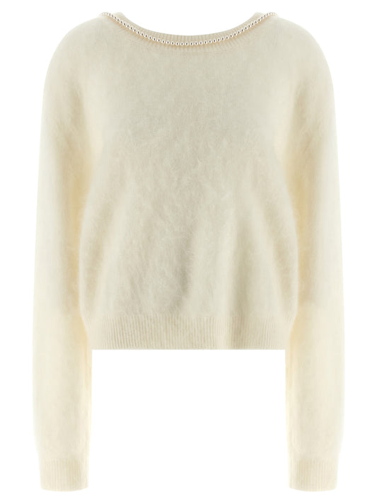 BERNADETTE White Cashmere Cardigan