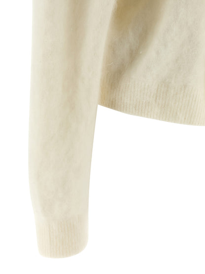 BERNADETTE White Cashmere Cardigan