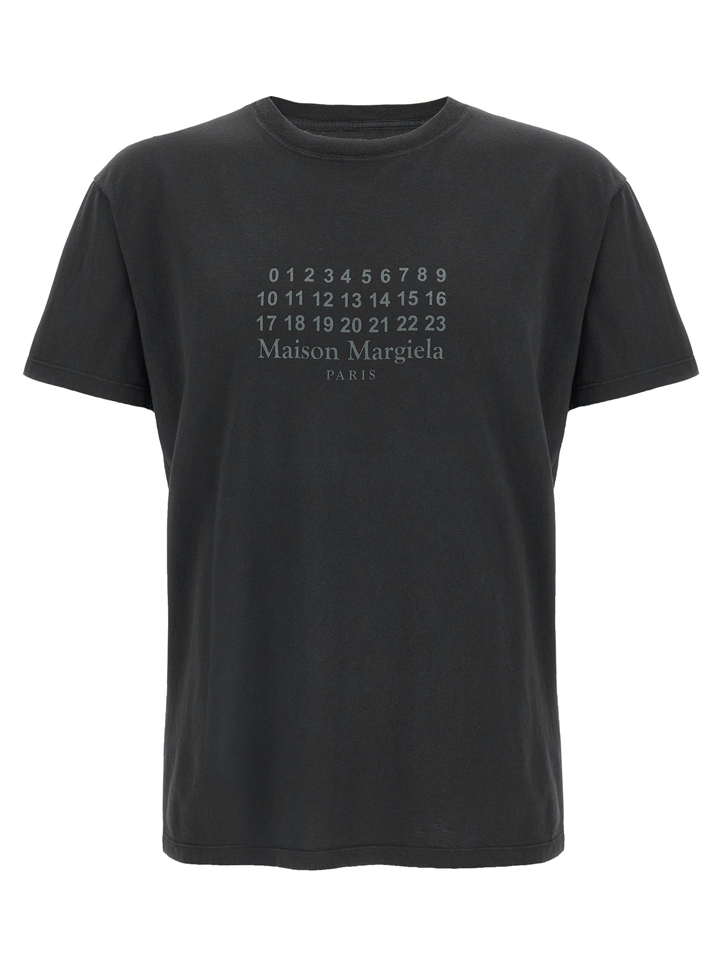 Maison Margiela Black Cotton T-Shirt