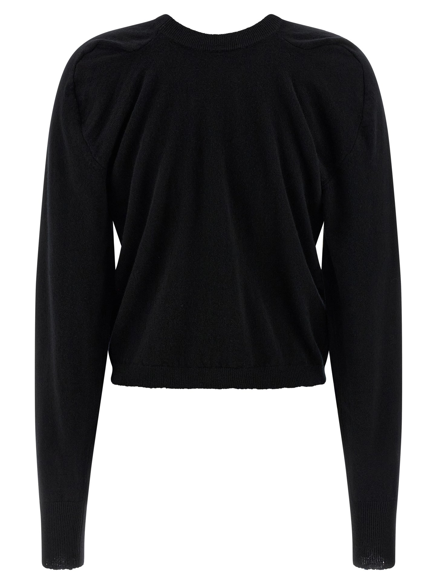 Maison Margiela Black Virgin Wool Cardigan