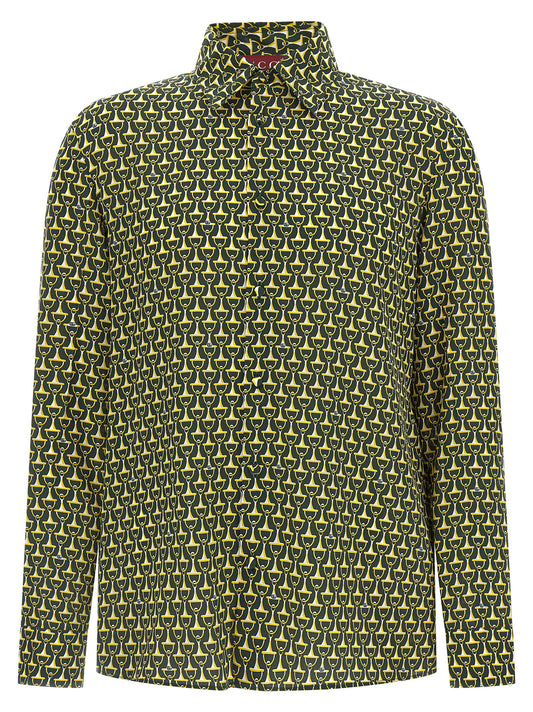 Gucci Bicolor Silk Blouse