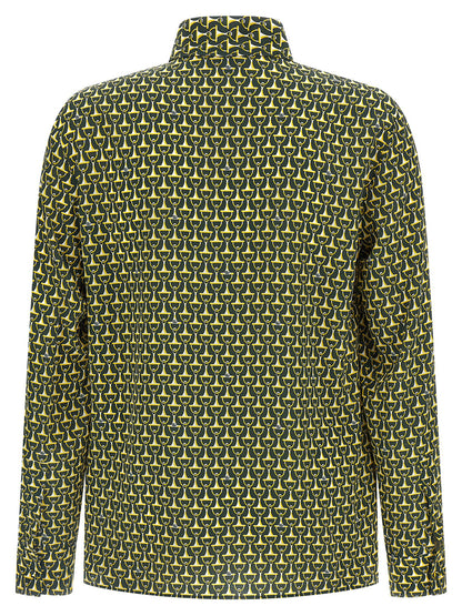 Gucci Bicolor Silk Blouse