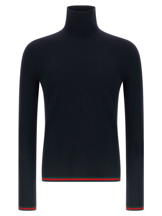 Gucci Blue Cashmere Cardigan