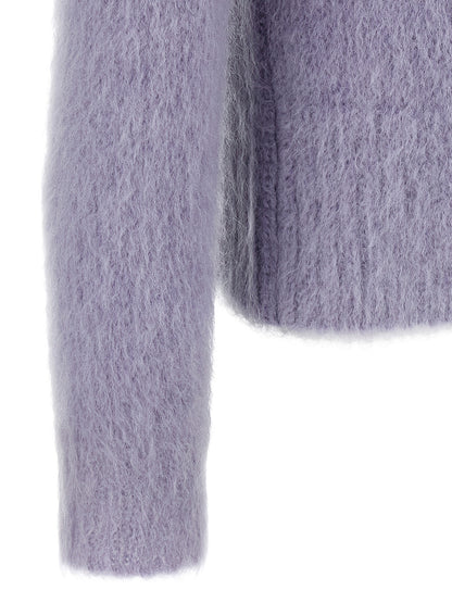 Gucci Purple Wool Cardigan