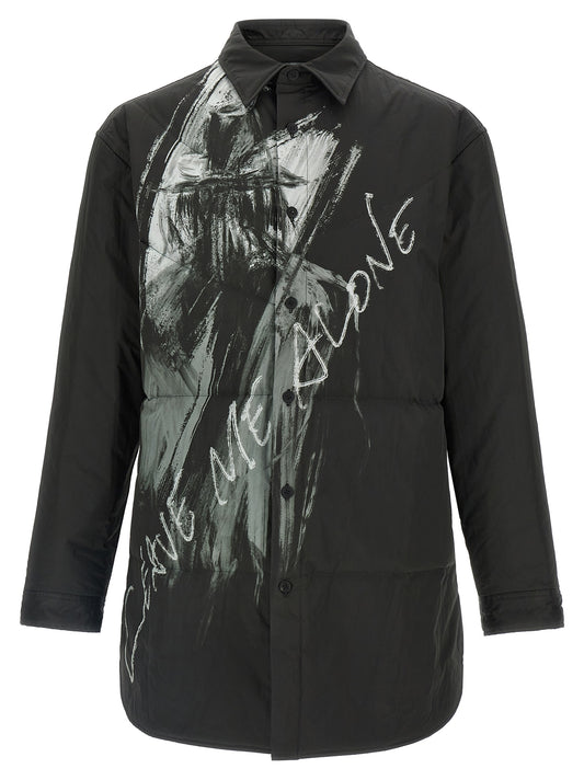 Yohji Yamamoto Black Polyester Shirt
