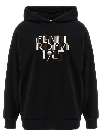 Fendi Black Cotton Sweatshirt