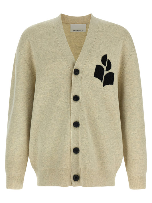 Isabel Marant Gray Cotton Cardigan