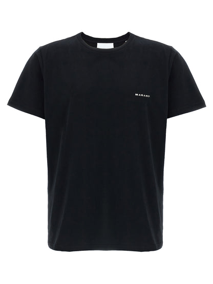 Isabel Marant Black Cotton T-Shirt