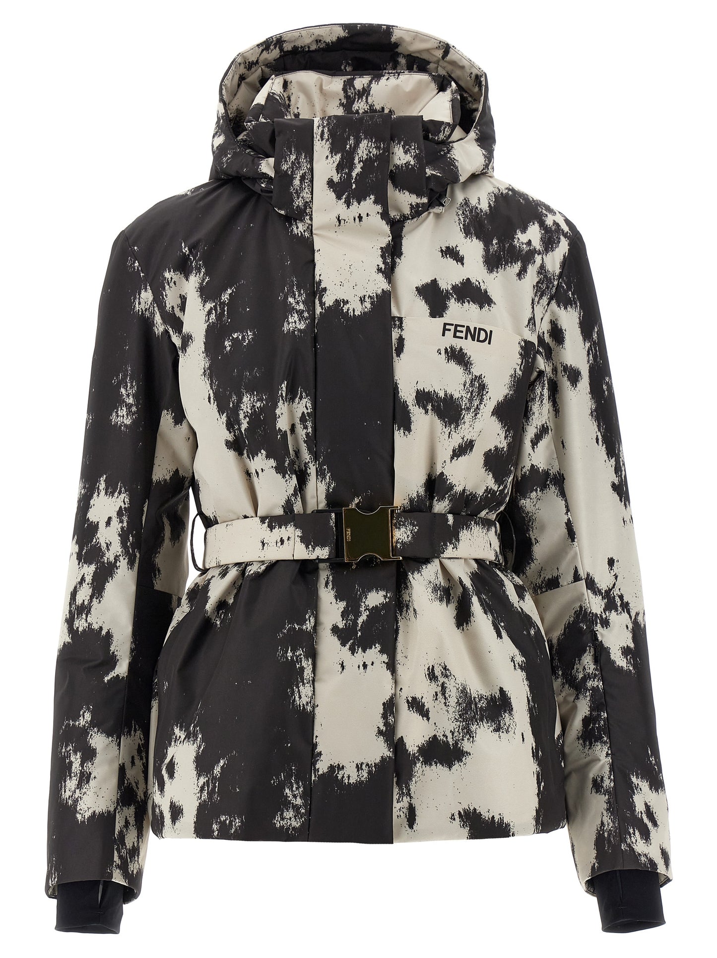 Fendi Multicolor Polyester Shell Jacket