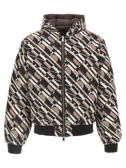 Fendi Multicolor Polyester Shell Jacket