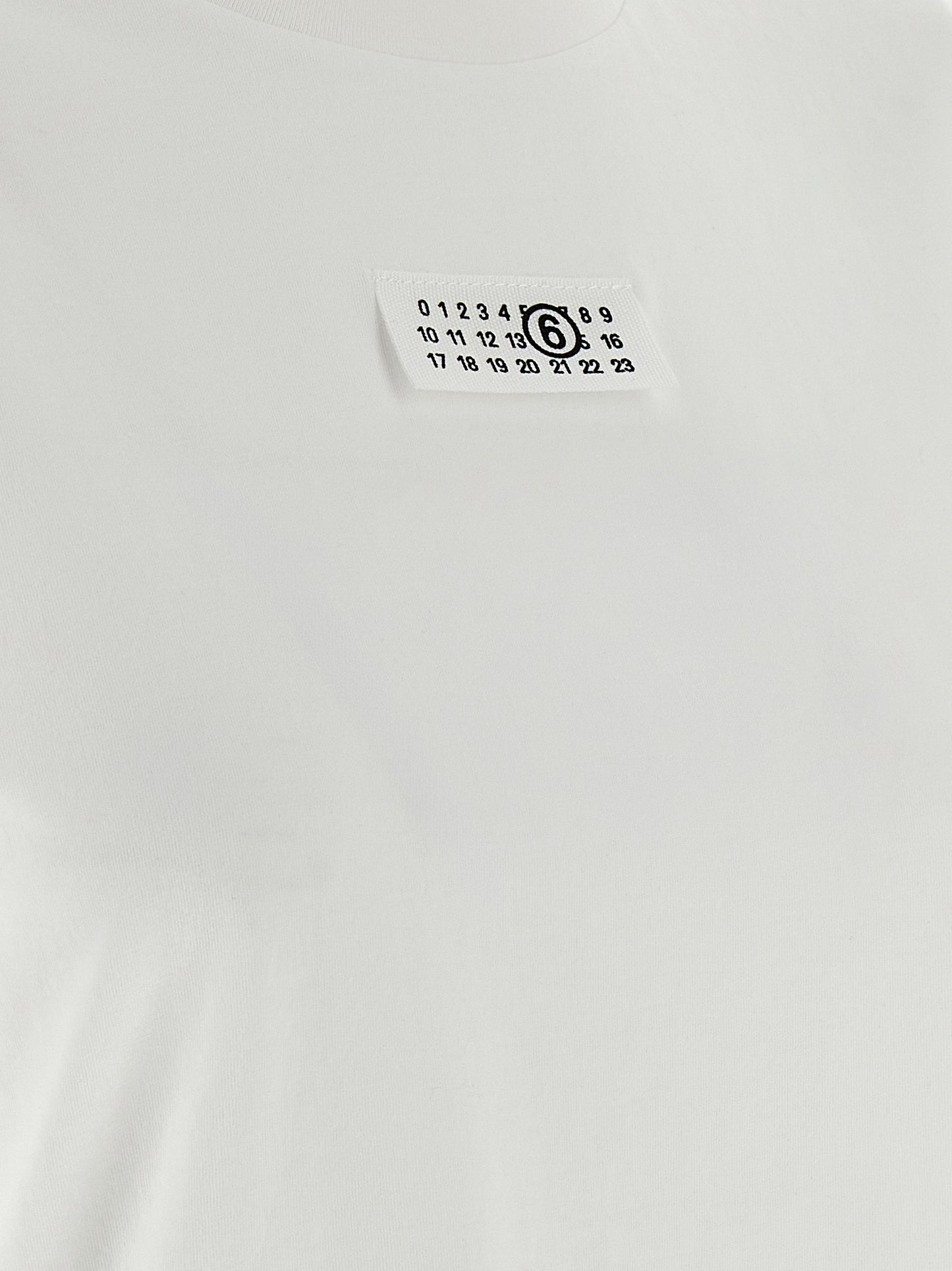 MM6 Maison Margiela White Cotton T-Shirt