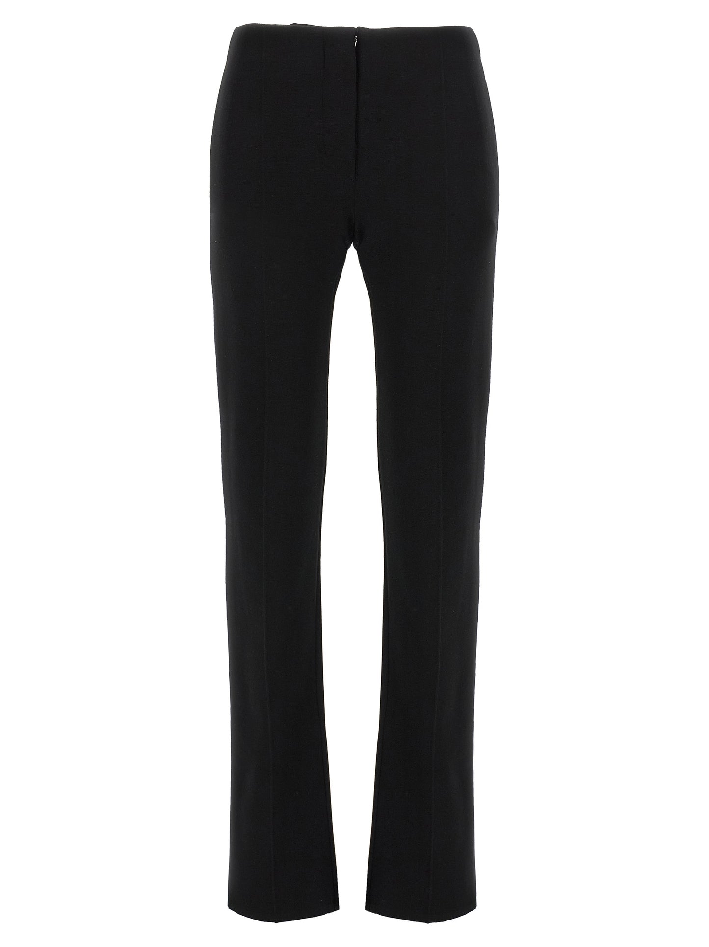 Sportmax Black Viscose Casual Pants
