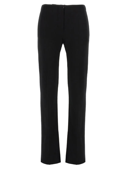 Sportmax Black Viscose Casual Pants