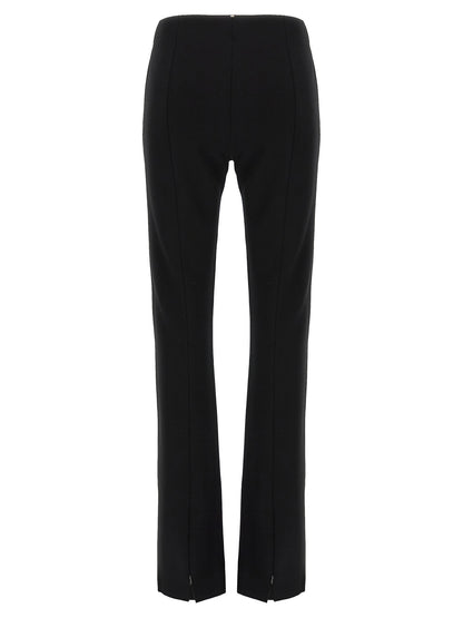 Sportmax Black Viscose Casual Pants