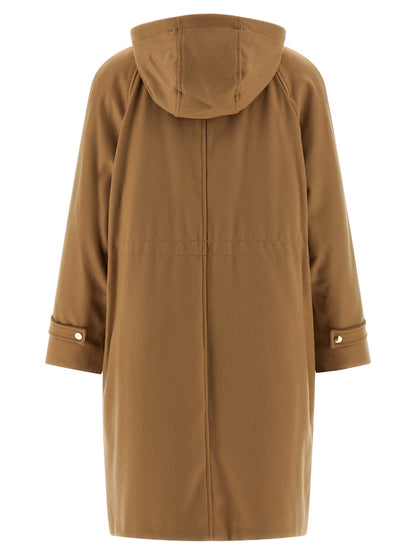 Max Mara Beige Polyamide Parka