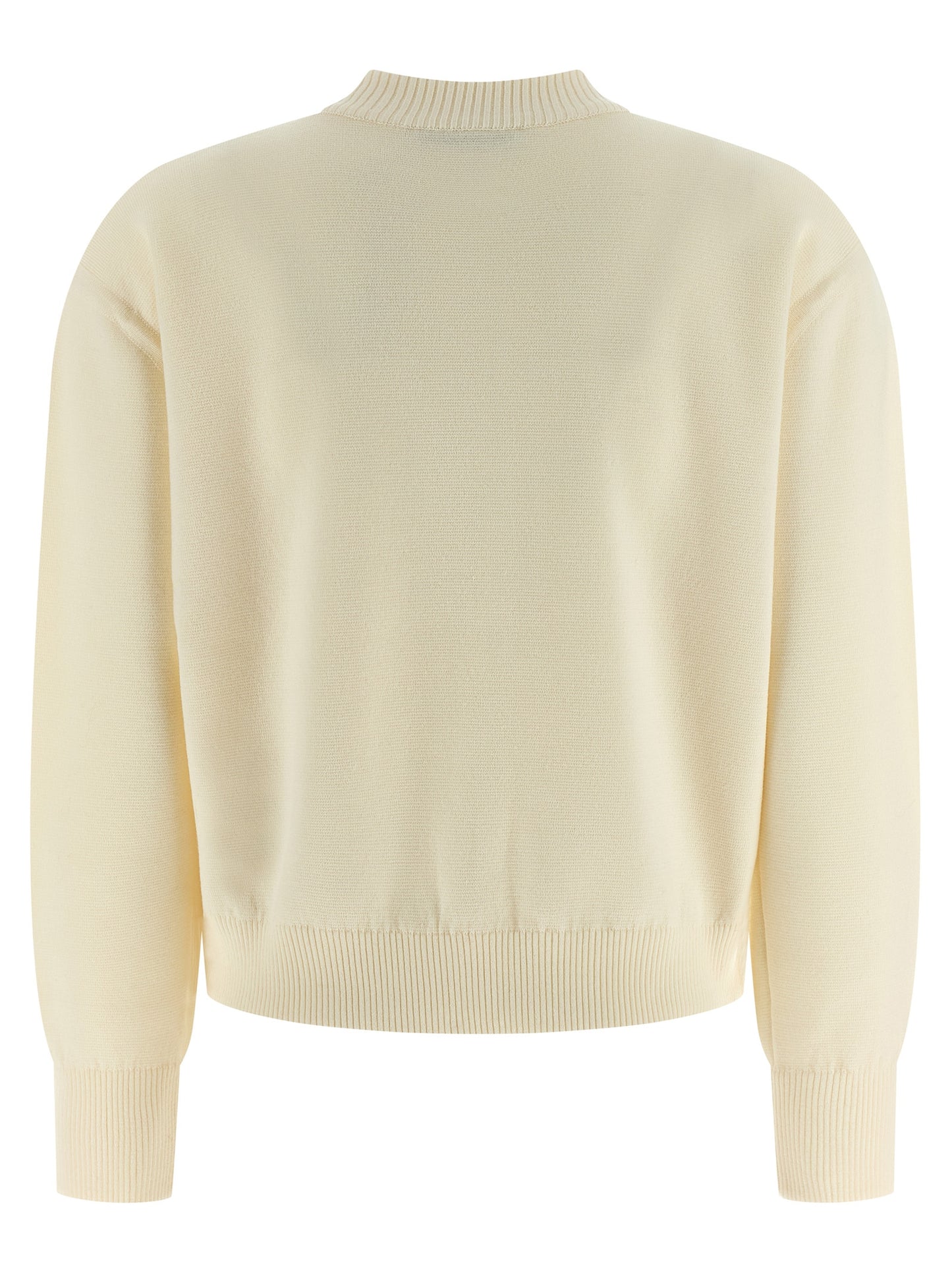 Max Mara White Virgin Wool Cardigan