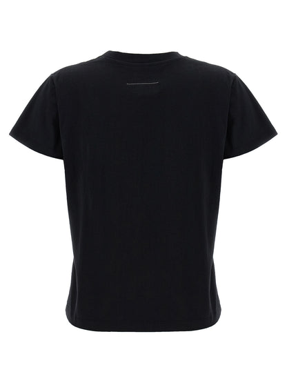 MM6 Maison Margiela Black Cotton T-Shirt