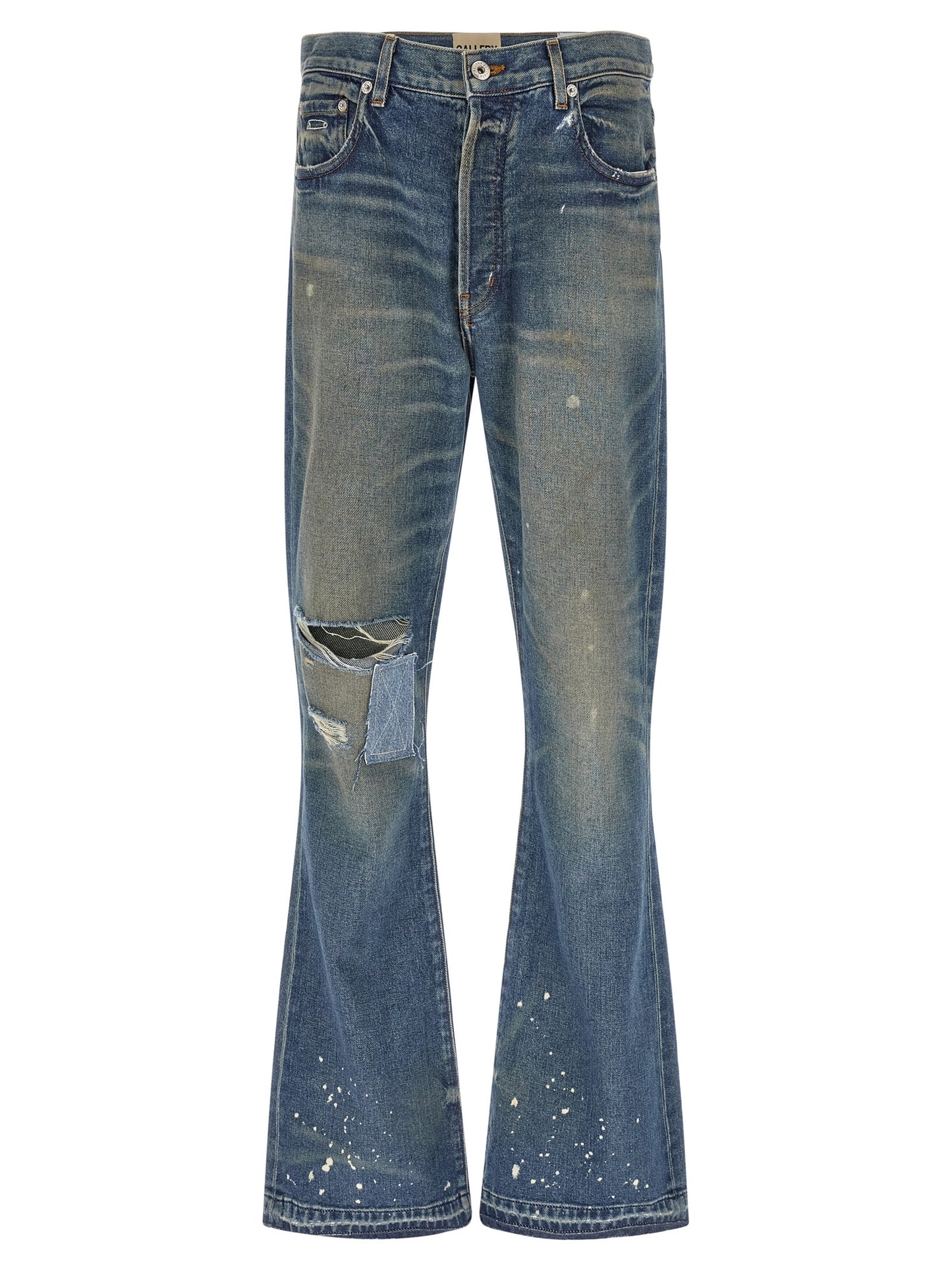 GALLERY DEPT. Blue Cotton Flared Jeans